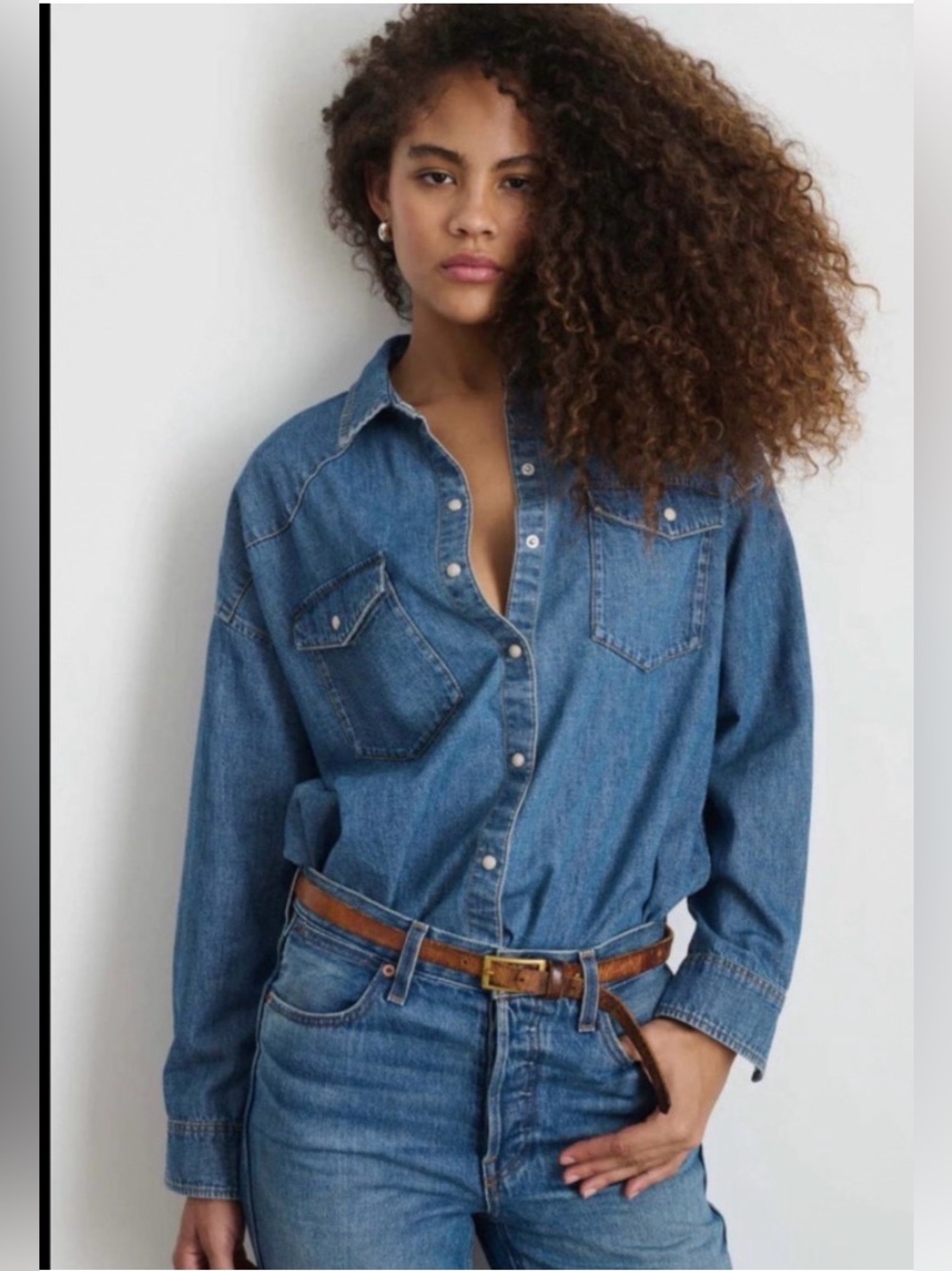 Alex Mill Blue Denim Shirt
EUC
Size Medium